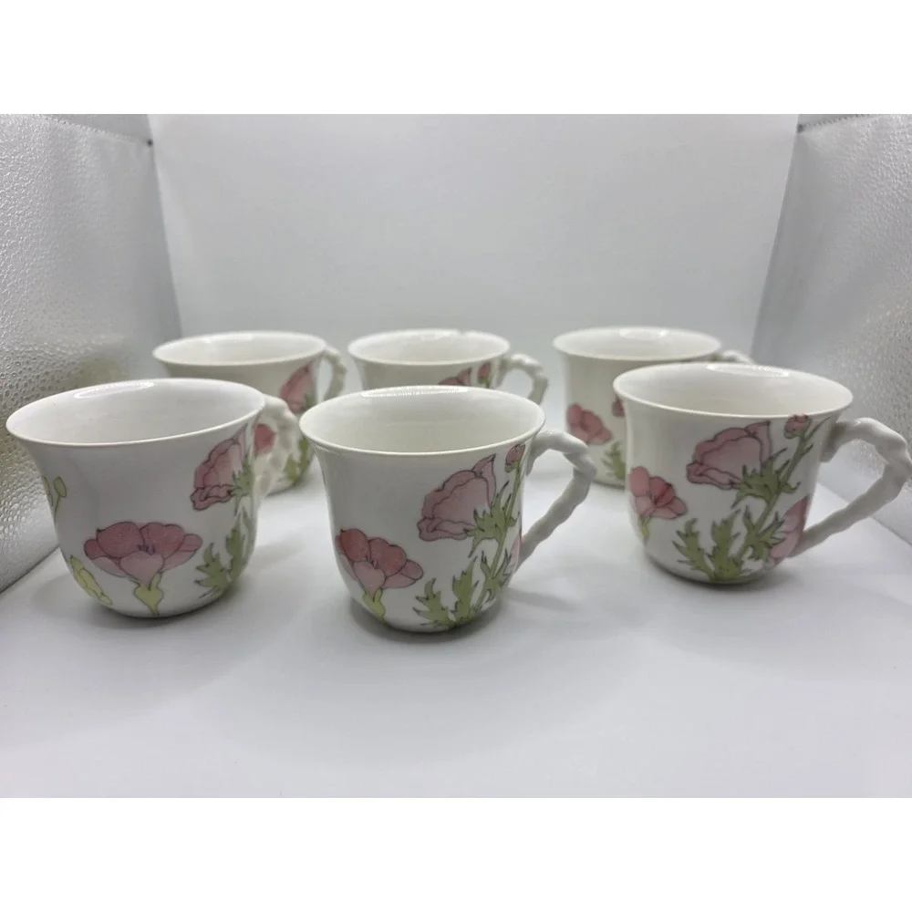 6 Ernestine Salerno Amaryllis Floral Cups Italy